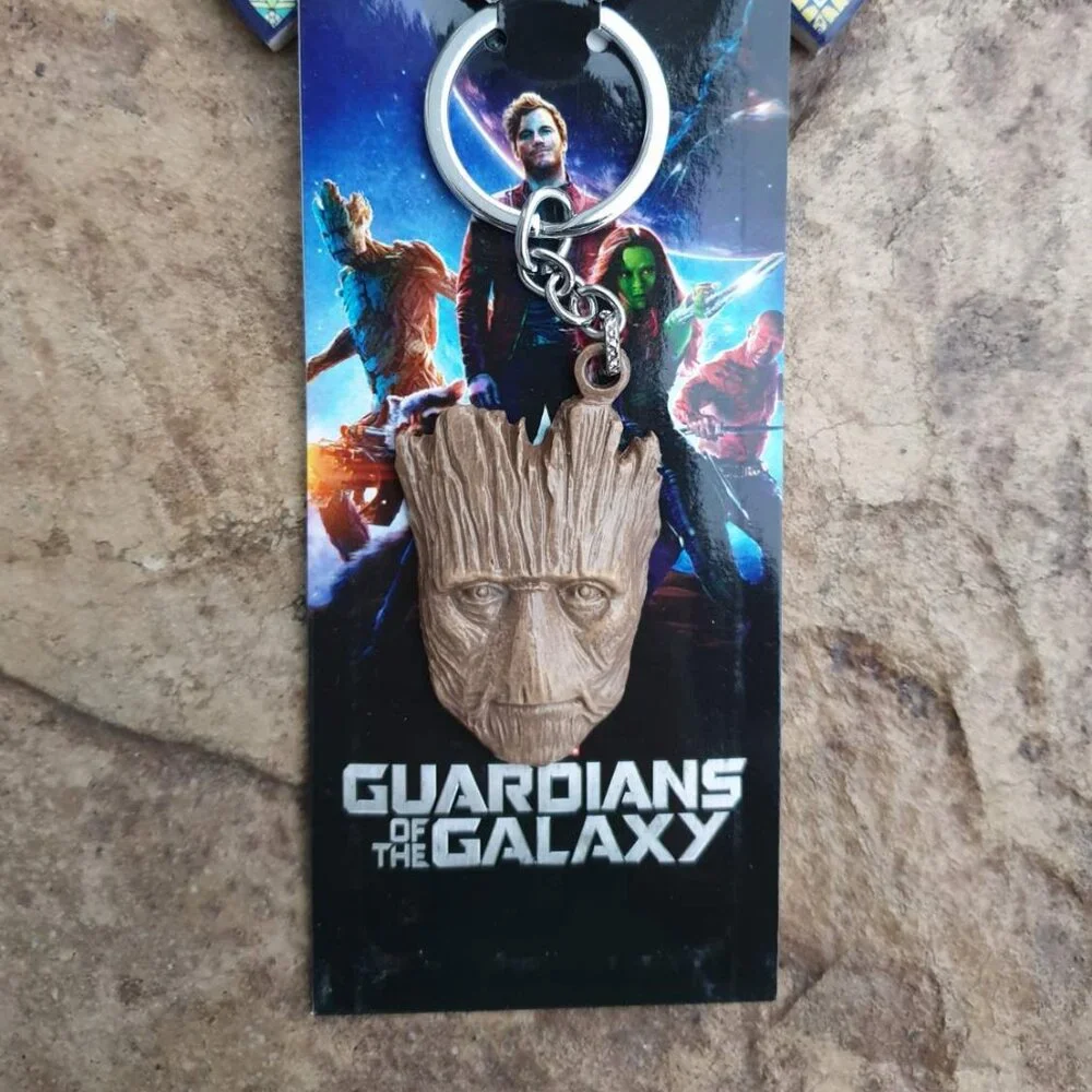 Groot Marvel Guardians of The Galaxy Key Chain Keyring Handbag Charm Accessory